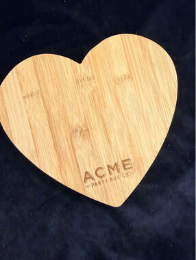 ACME Party Box Bamboo Club-Shaped Serving / Charcuterie Board